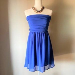 Blue Sleevless Dress